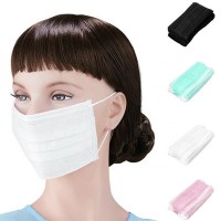 Wholesale disposable earloop surgical medical 3 layers anti dust mouth muffle face masks